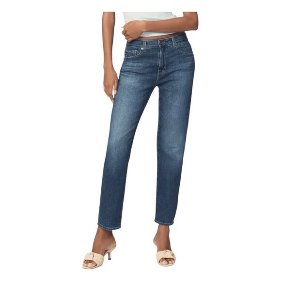 Adriano Goldschmied AG Ex-Boyfriend Mid-Rise Relaxed Jeans Blue Dark Wash 26 - Picture 1 of 11